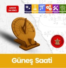 Güneş Saati – Çocuklar İçin Eğitici Ahşap STEM Oyuncak | Junior Da Vinci Bilim Seti