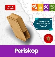 Periskop – Çocuklar İçin Eğitici Ahşap STEM Oyuncak | Junior Da Vinci Bilim Seti